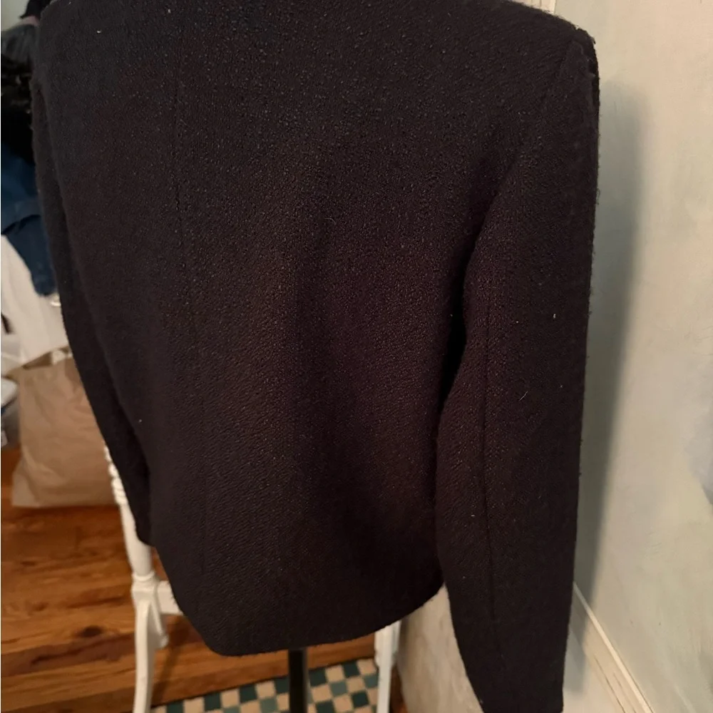 Anthropologie Black and Red Blazer with Heart Detail - Picture 12 of 12